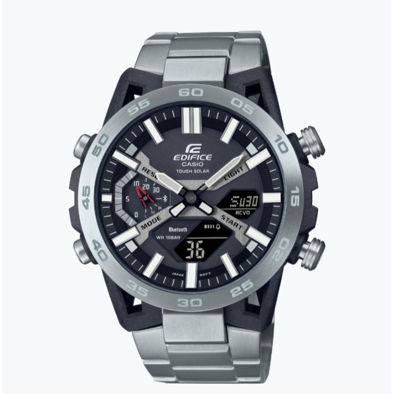 CASIO EDIFICE ECB-2000D-1ADF Jam Tangan Digital Analog Pria Solar Original