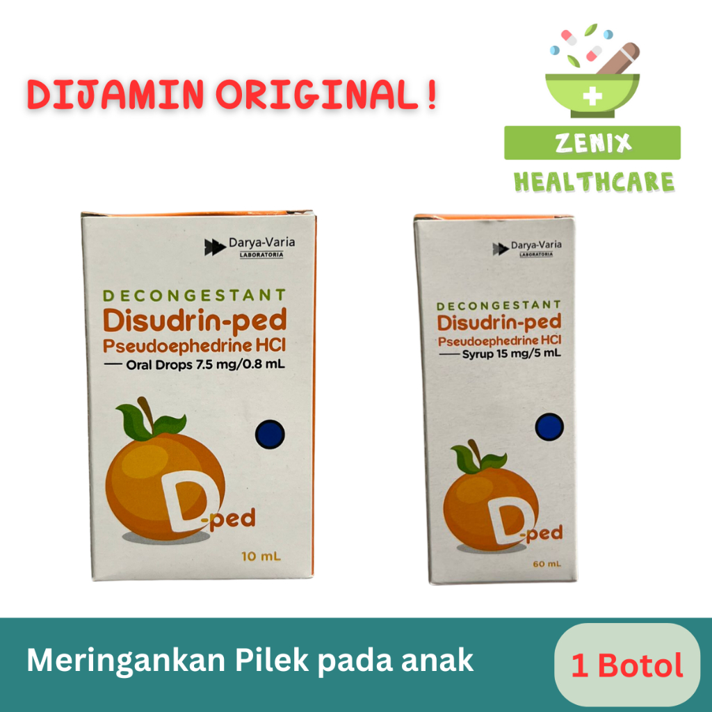Disudrin Ped Drop/Sirup Obat Pilek Anak