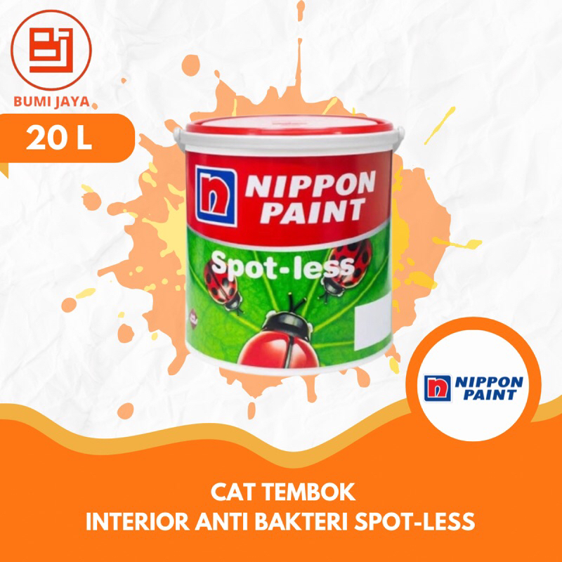 cat tembok interior nippon paint spotless 20ltr