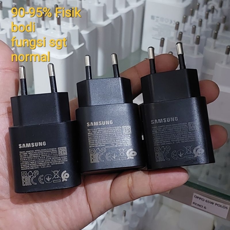Travel Samsung Bekas copotan Bisa 25W ke A54 A34 S23 S23+ Ultra Dll Ex S20 dll