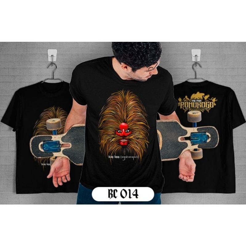 Kaos Topeng Bujang Ganong Reog Ponorogo