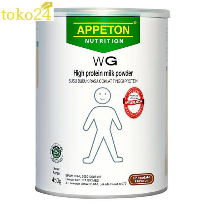

Appeton Weight Gain Adult 900 gr Cokelat