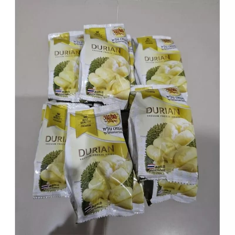 

READY HALAL Wan Mei Durian Snack Ringan Vacuum Freeze Dried Snack