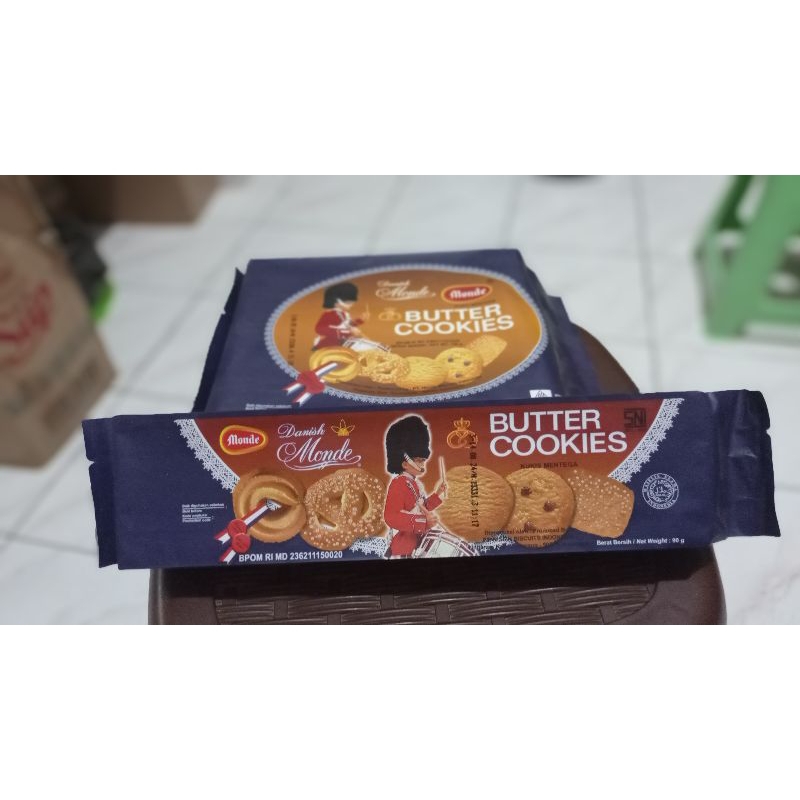 

Monde Butter cookies 90gr dan 150gr_Danish Monde_Nissin