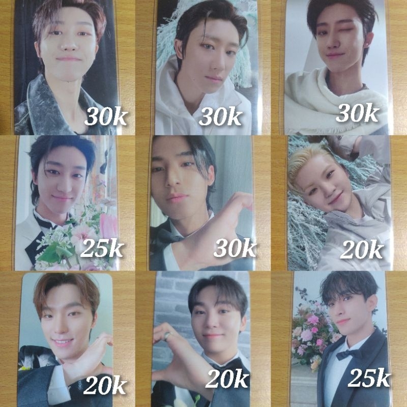 Photocard PC Seventeen The8 Minghao Mingyu Wooozi Dino Seungkwan Dokyeom DK FML Carver Sector17 Carl