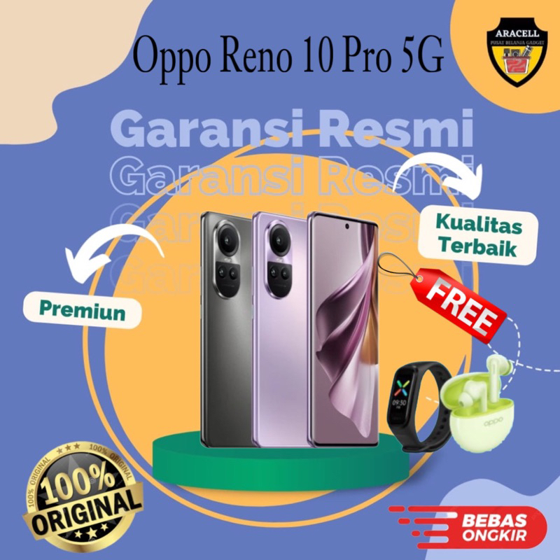 Oppo Reno 10 Pro 5G 12Gb/256Gb Garansi Resmi Oppo