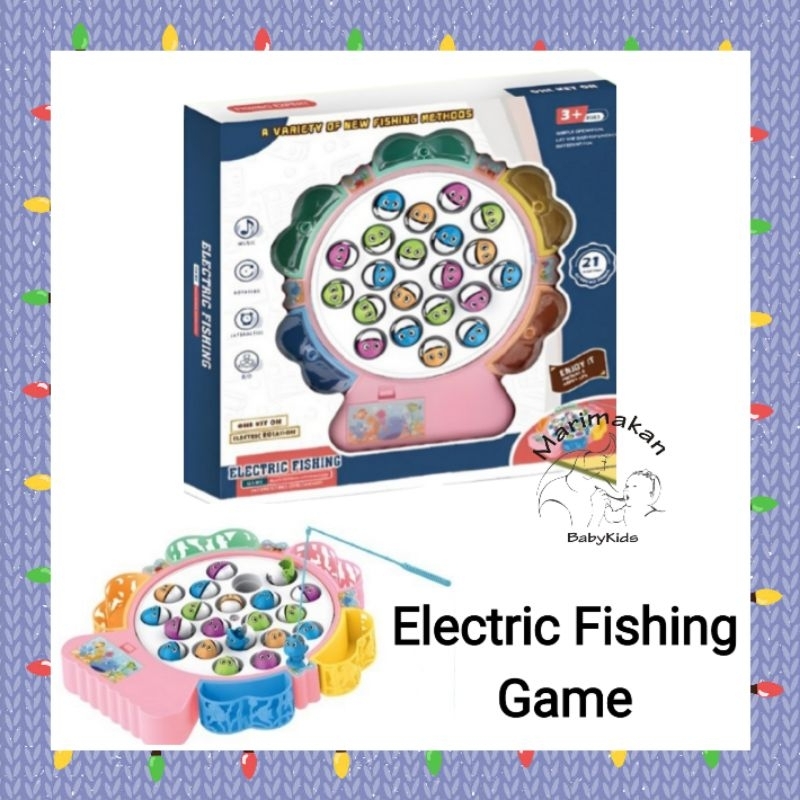 Mainan Pancing-Pancingan Anak Fishing Game Elektrik