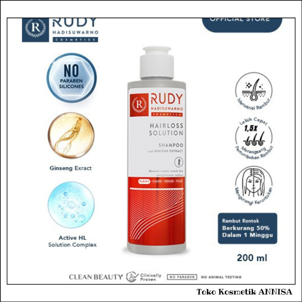 RUDY HADISUWARNO Hairloss Solution Shampoo