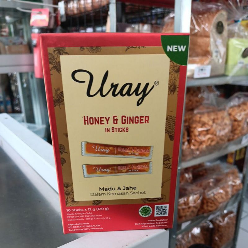 

MADU URAY HONEY&GINGER 10X12g