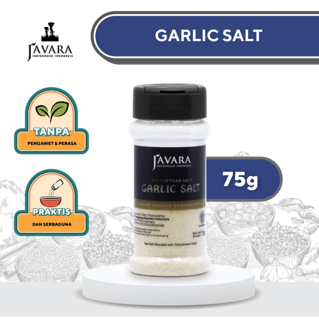 

Javara - Garlic Salt - 75gr