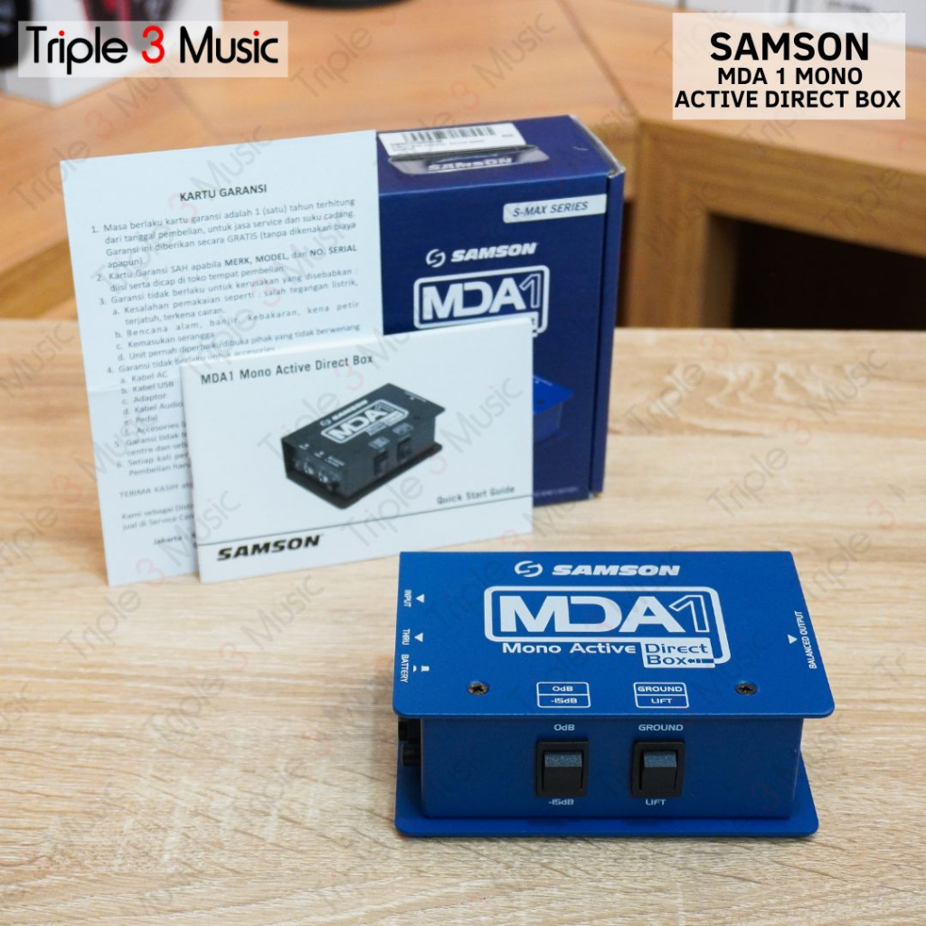Samson MDA1 MDA 1 DI BOX Mono Active Direct Box