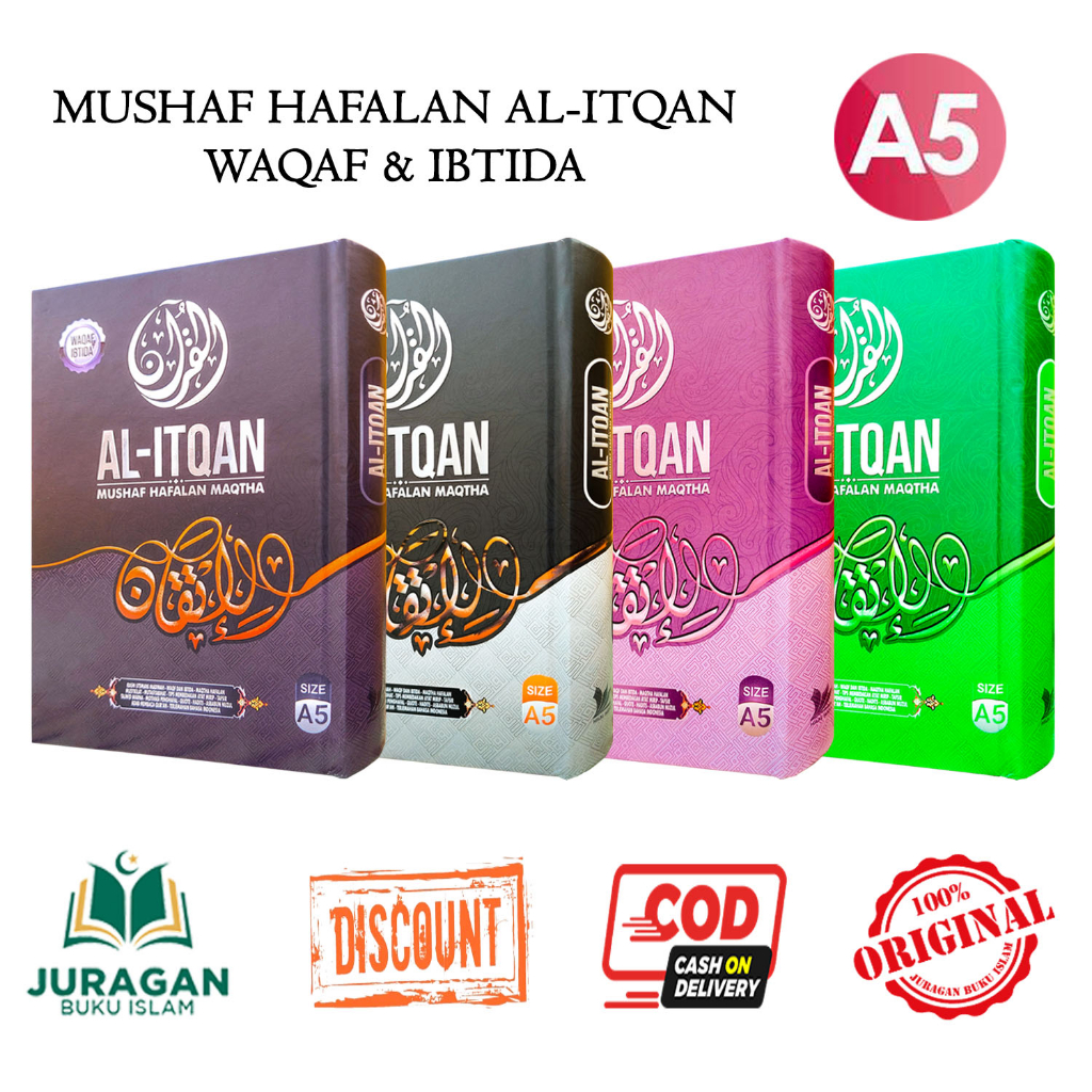 (MURAH) Mushaf Hafalan AL-ITQAN Rasm Utsmani Madinah Terjemah Waqaf & Ibtida