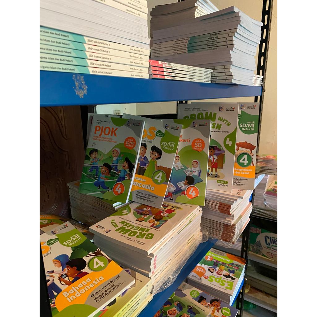 Buku Kumer SD Kelas 4 Penerbit Erlangga / Buku Erlangga Kurikulum Merdeka Kelas IV
