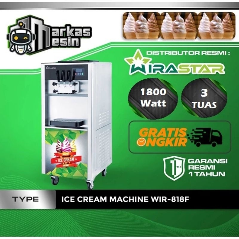 Second Mesin ice cream wirastar Seperti baru