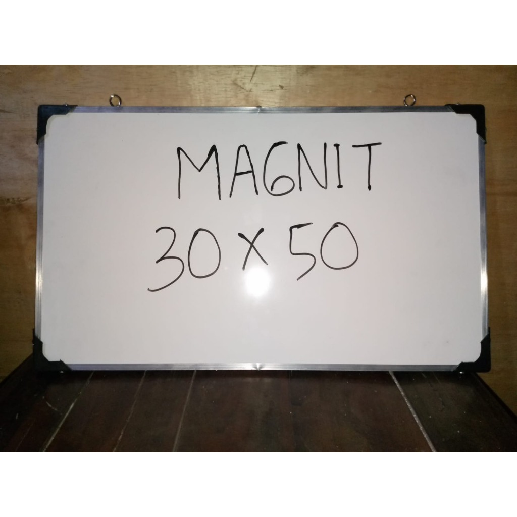 Papan Tulis Whiteboard  Magnet Ukuran 30 x 50