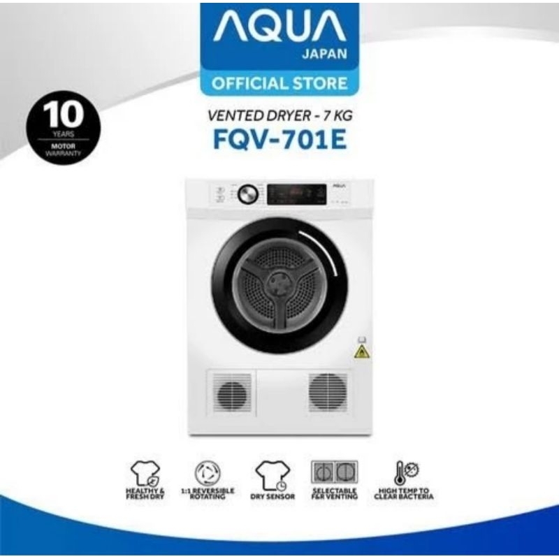 DRYER AQUA PENGERING PAKAIAN FQV-701E