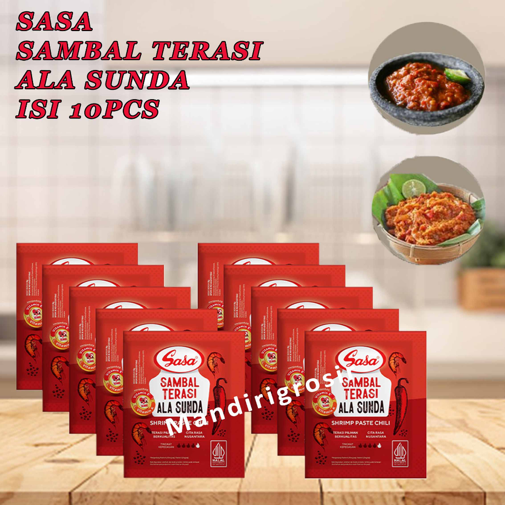 

Sambel Terasi * Sasa Sambel * Sambal Ala Sunda * 10x18gr