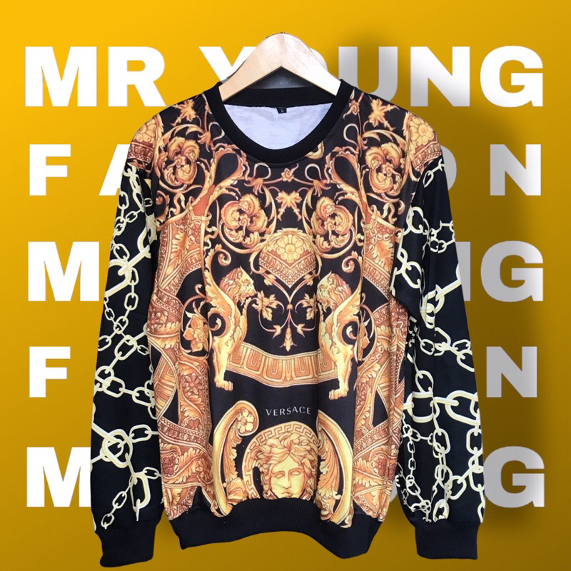 SWEATER VERSACE LEMBUT TIPIS ADEM IMPORT