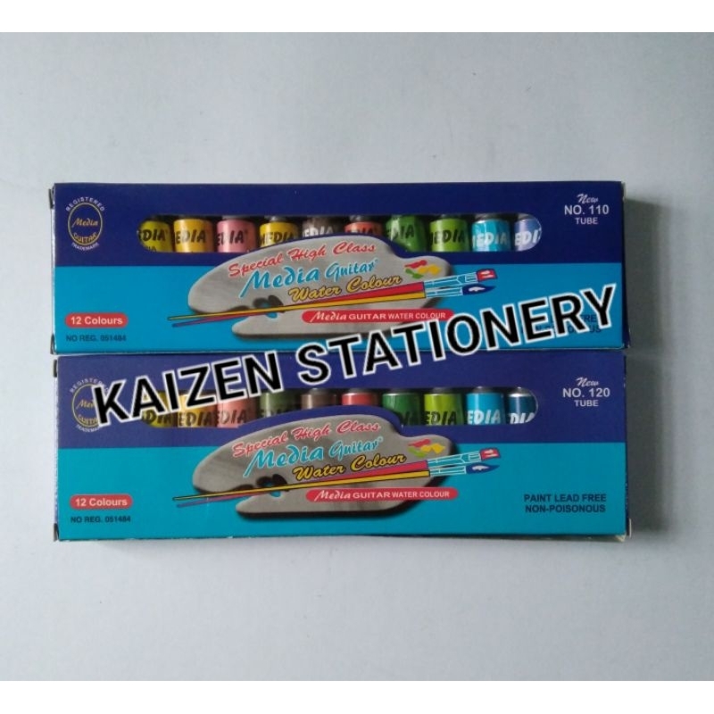 

CAT AIR MEDIA GUITAR/ MEDIA GUITAR WATER COLOUR 12 WARNA