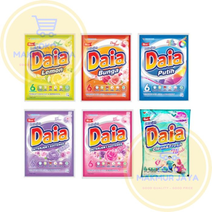 DAIA BUBUK DETERGEN RENTENG | 12 PCS