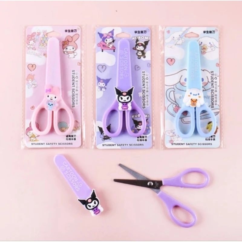

Gunting Seath Sanrio No. 9105 aman dengan tutup Safety Scissors Gunting anak Unik Gunting Kertas