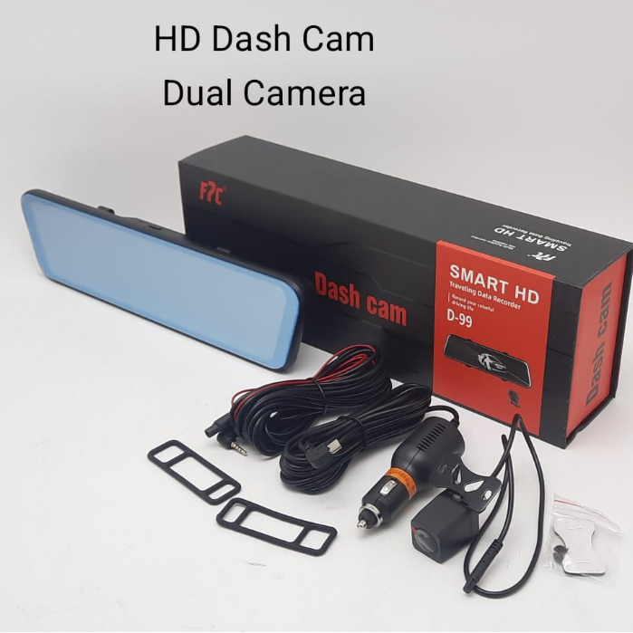 Dash Cam Digital Video Recorder / Car dvd 12 inch Dual lens Camera