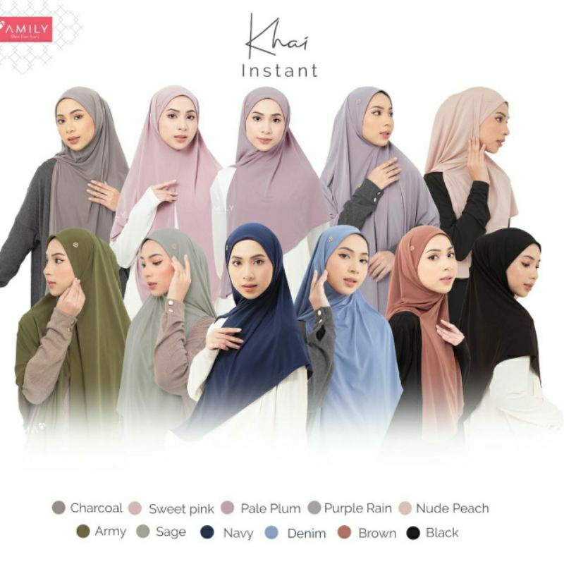 Bergo khai amily - bergo instan adem