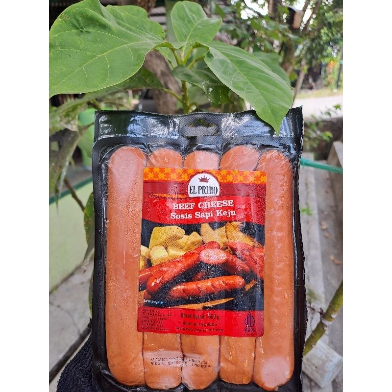 SOSIS ELPRIMO BEEF CHEESE 500G (sosis viral indomaret)