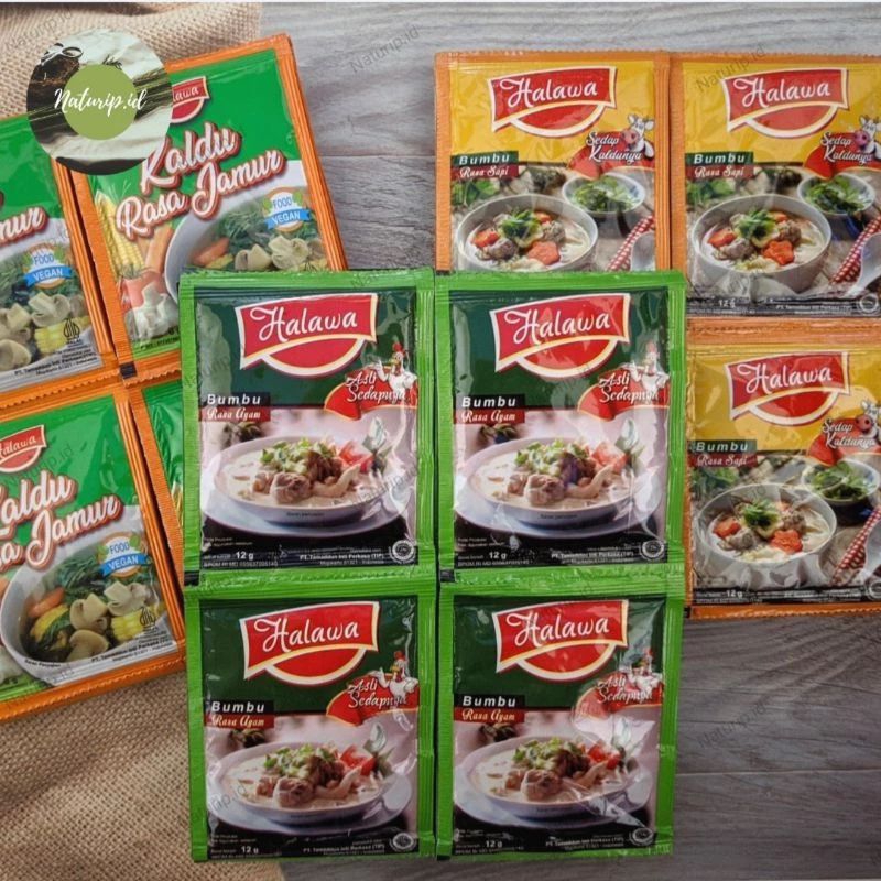 

Halawa Bumbu Non MSG ( 1 Pack=24pcs)