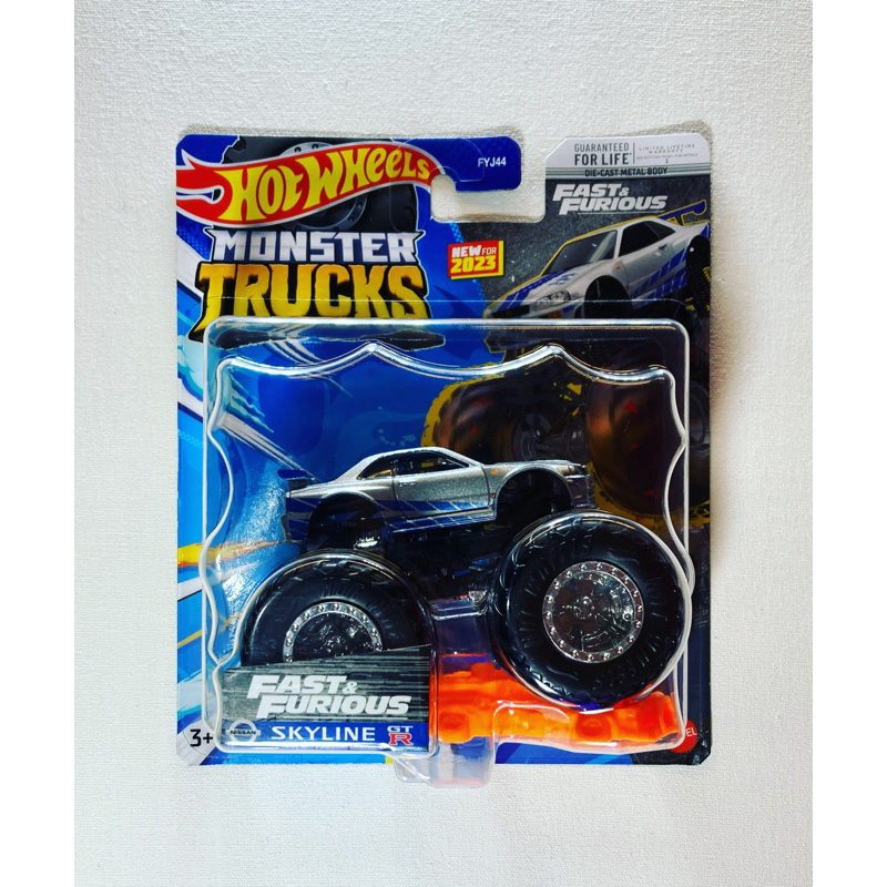 Hot Wheels Monster Trucks Nissan Skyline GT-R (BNR34) Fast and Furious 2023