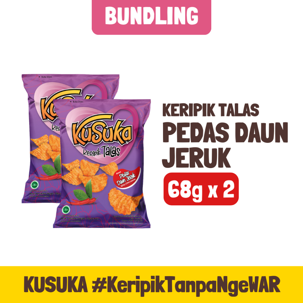 

KUSUKA Keripik Talas Pedas Daun Jeruk 68g - 2 pcs