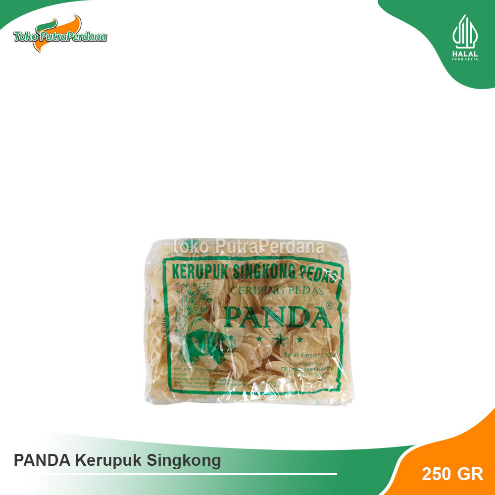 

KERUPUK/CERIPING Singkong Cap Panda 250gr