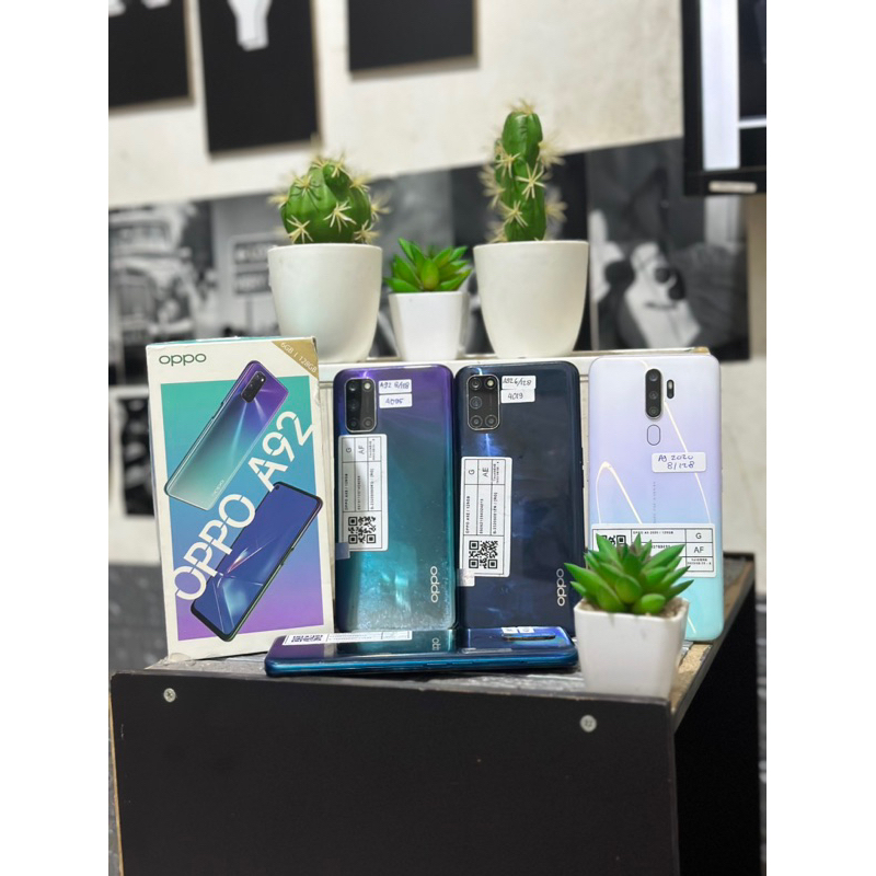 Handpone Oppo A5 2020 A91 A92 Ram 8/256 8/128 6/128 Original Second Seken bekas murah bergaransi