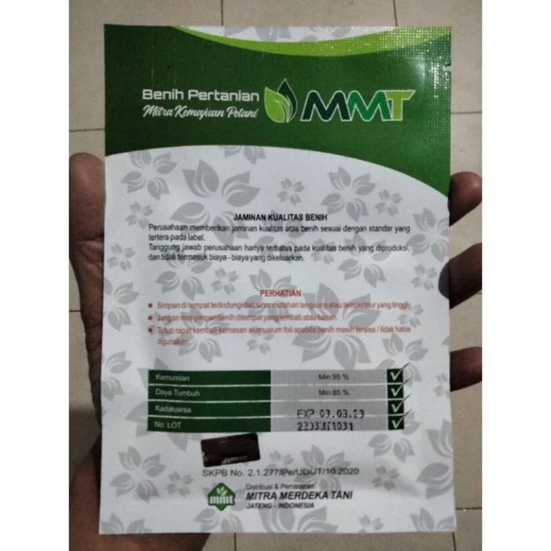 BENIH PARE TANJUNG 11 isi 70-80 butir BIBIT PARE TANJUNG 10 gram