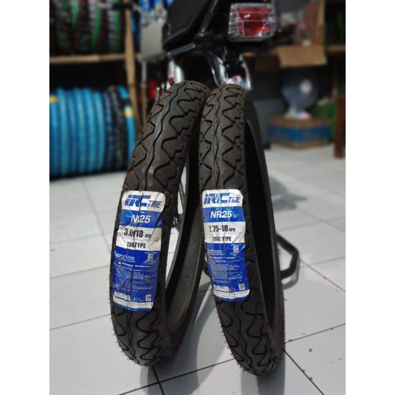 BAN LUAR IRC TUBETYPE NR25 UK 275 & 300 RING 18