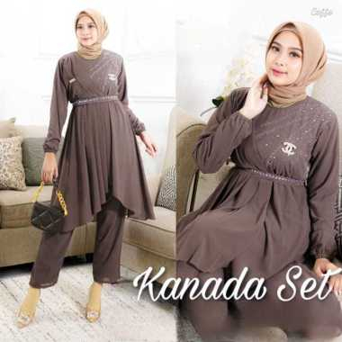 Vente Daily Setelan One Set Wanita Kekinian Ootd Outfit Kondangan