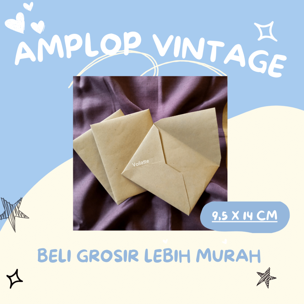 

[ISI 10PC] Amplop Packaging Kraft Baronial Tutup Segitiga | Amplop Untuk Souvenir Undangan Polos