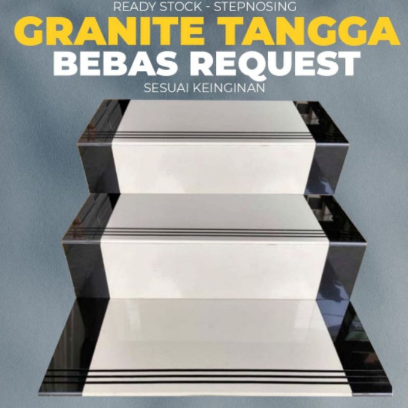 granit tangga kombinasi stepnosing 30x80