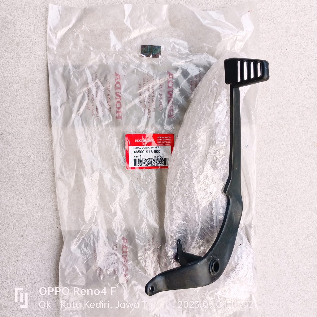 Pedal-Tuas-Pijakan Rem Belakang Honda Verza CB150-Verza Ori AHM 46500-K18-900