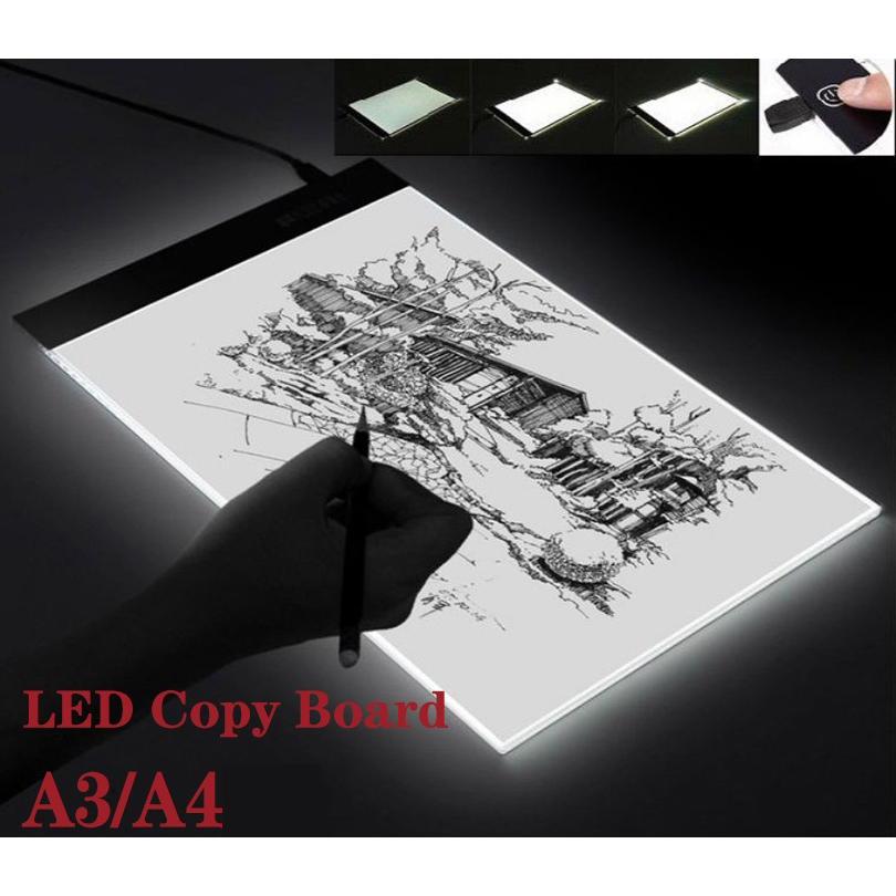 

Ndevansss - Tracing Board Led A2/A3/A4/A5 Papan Jiplak Gambar Anak Ultra Slim