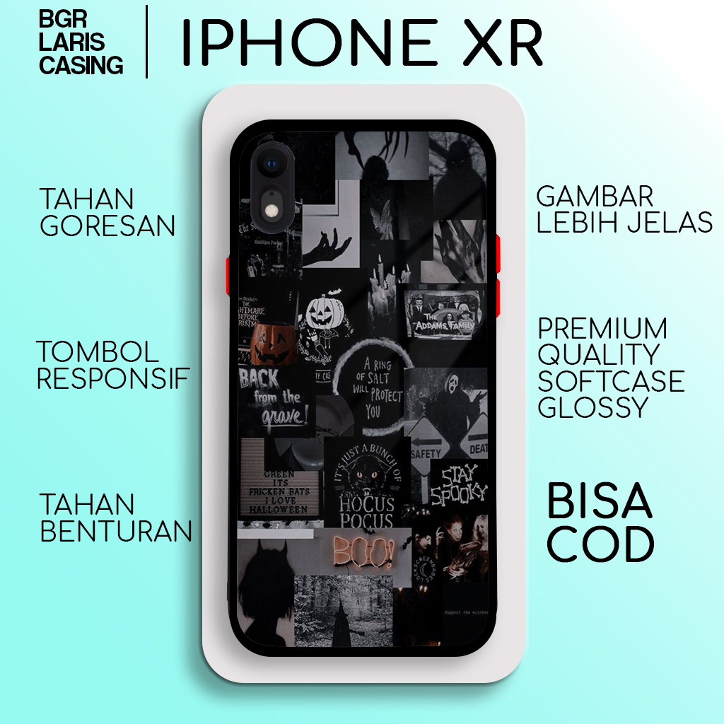 Case Iphone Xr Terbaru Aesthetic Black Casing Iphone Xr Hardcase Softcase Glossy Kesing Termurah
