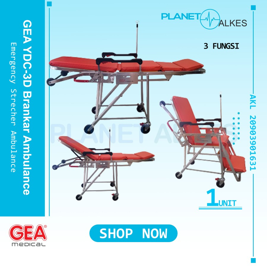 Emergency Strecher Ambulance GEA YDC 3D / Stretcher Ambulance YDC-3D