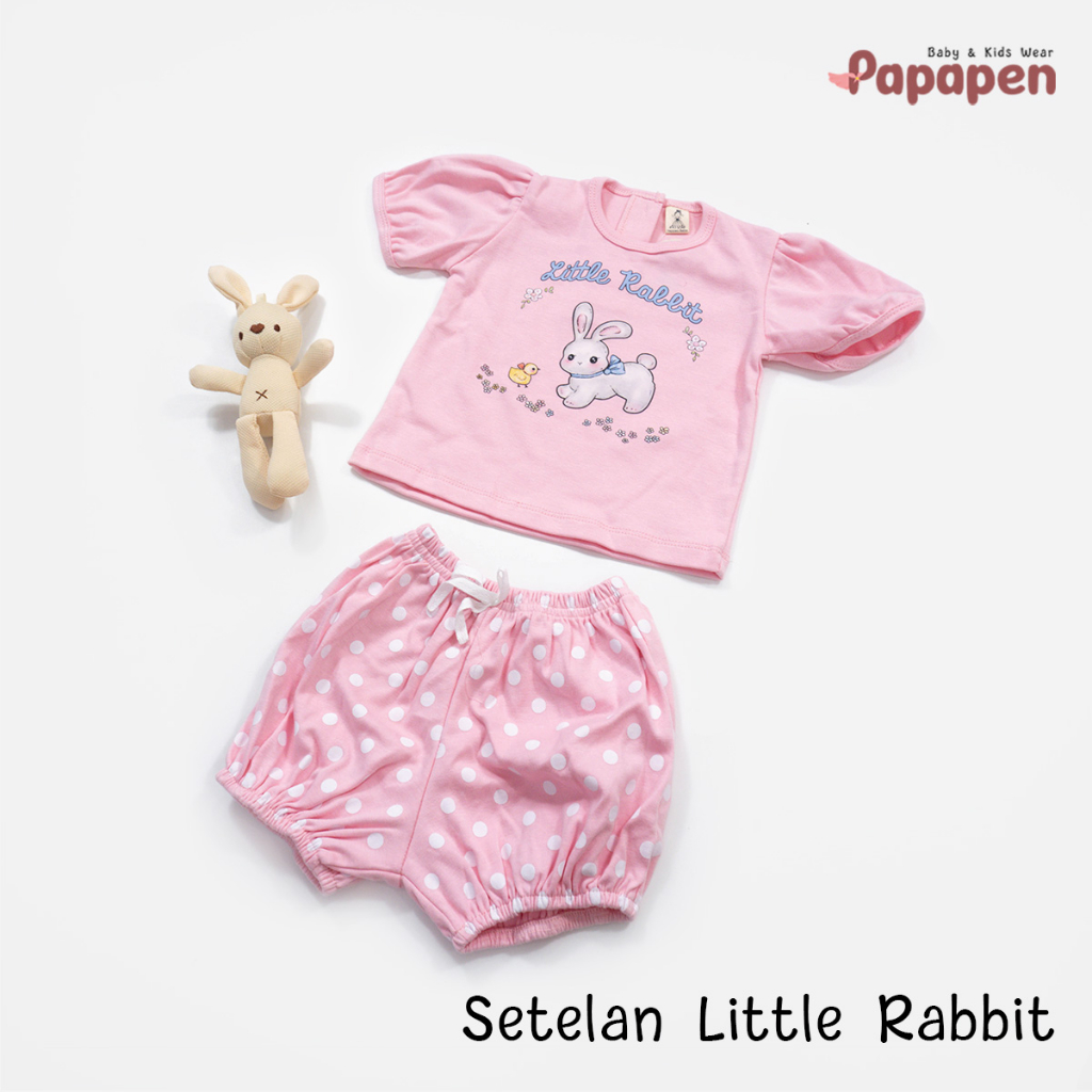 Yeppeo Bebe Setelan Anak Perempuan Little Rabbit