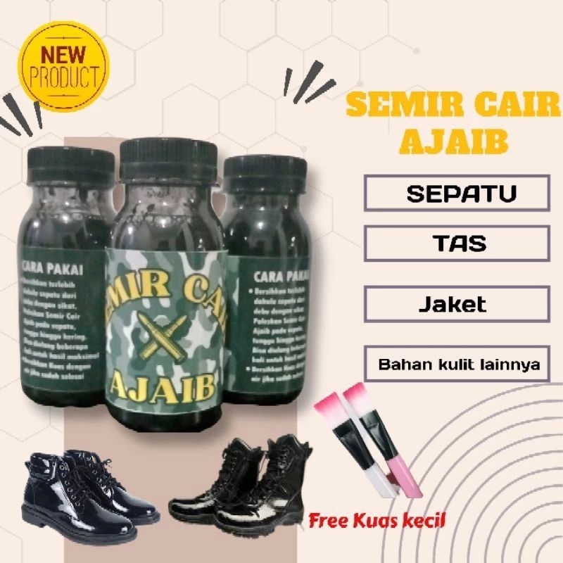 Semir cair ajaib/semir sepatu/penghitam sepatu/semir cair/pengkilap sepatu/semir