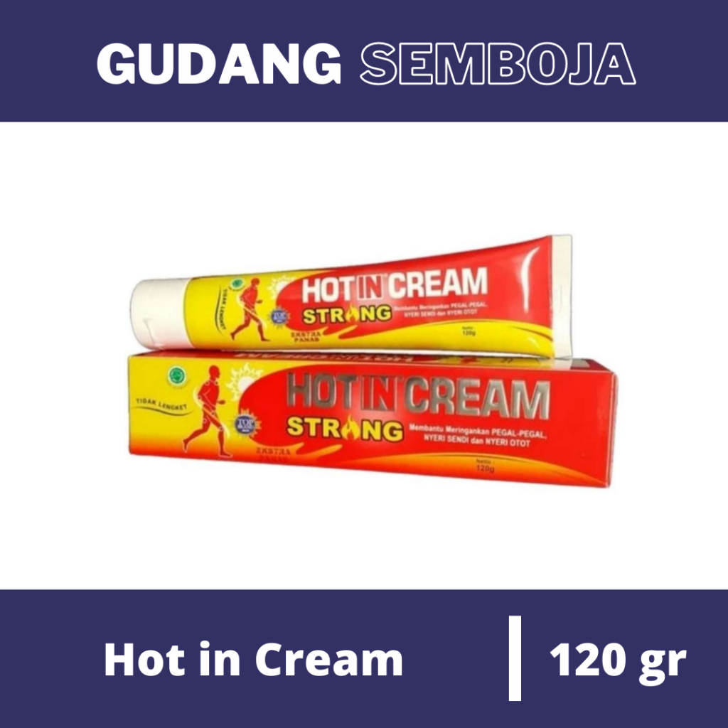 Hot in Cream Strong Tube / Krim Otot Pereda Pegal Nyeri Hot