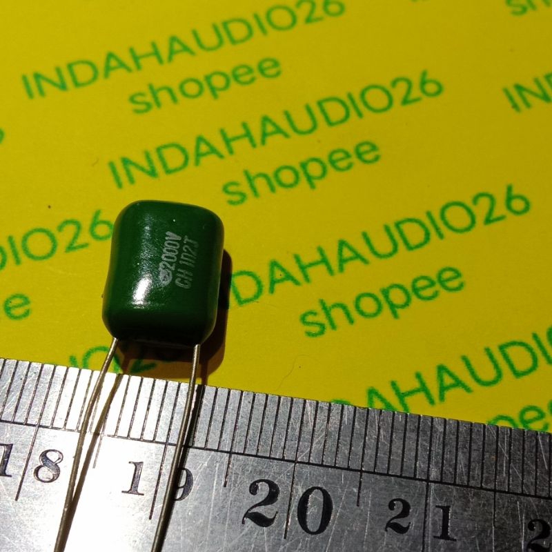 1n2j 2000v 122  2kv 10mm Milar 1n2  1.2nf 2000v mylar kapasitor