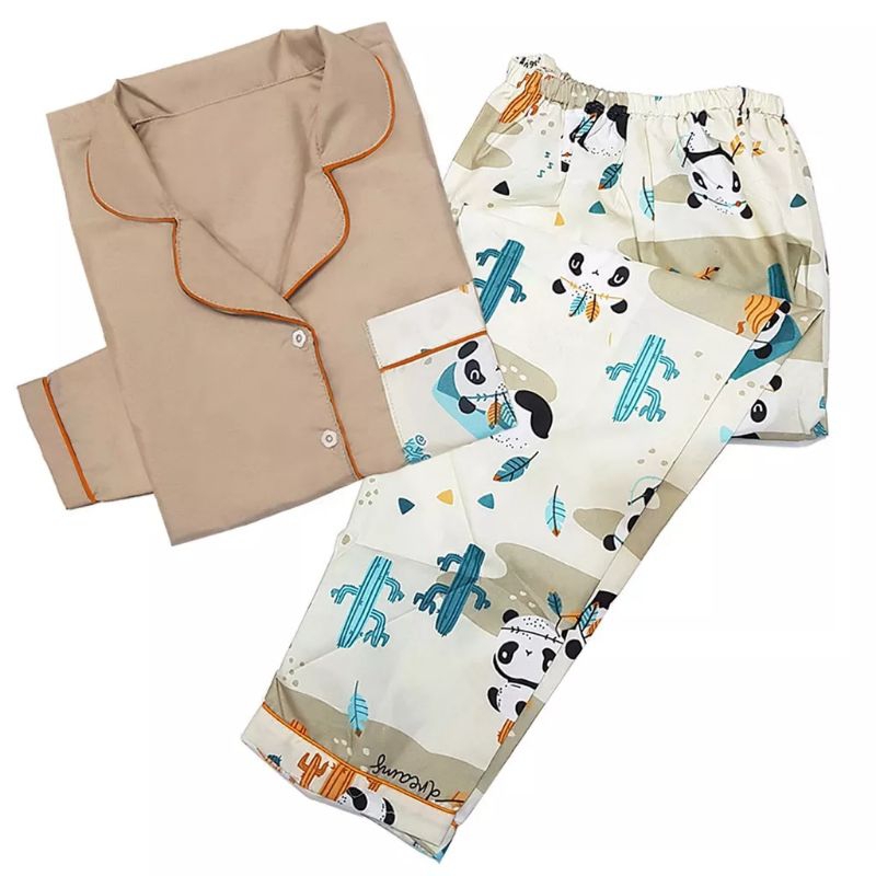 piyama dewasa random piyama karakter piyama lengan panjang