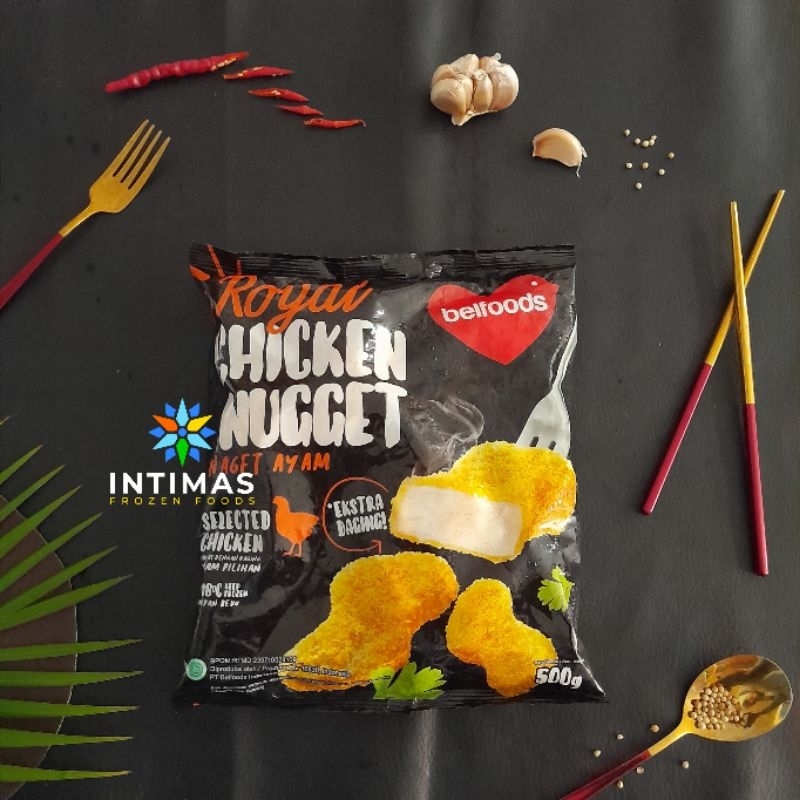 

Belfoods Naget Ayam 500g || Belfoods Royal Chiken Nugget 500g