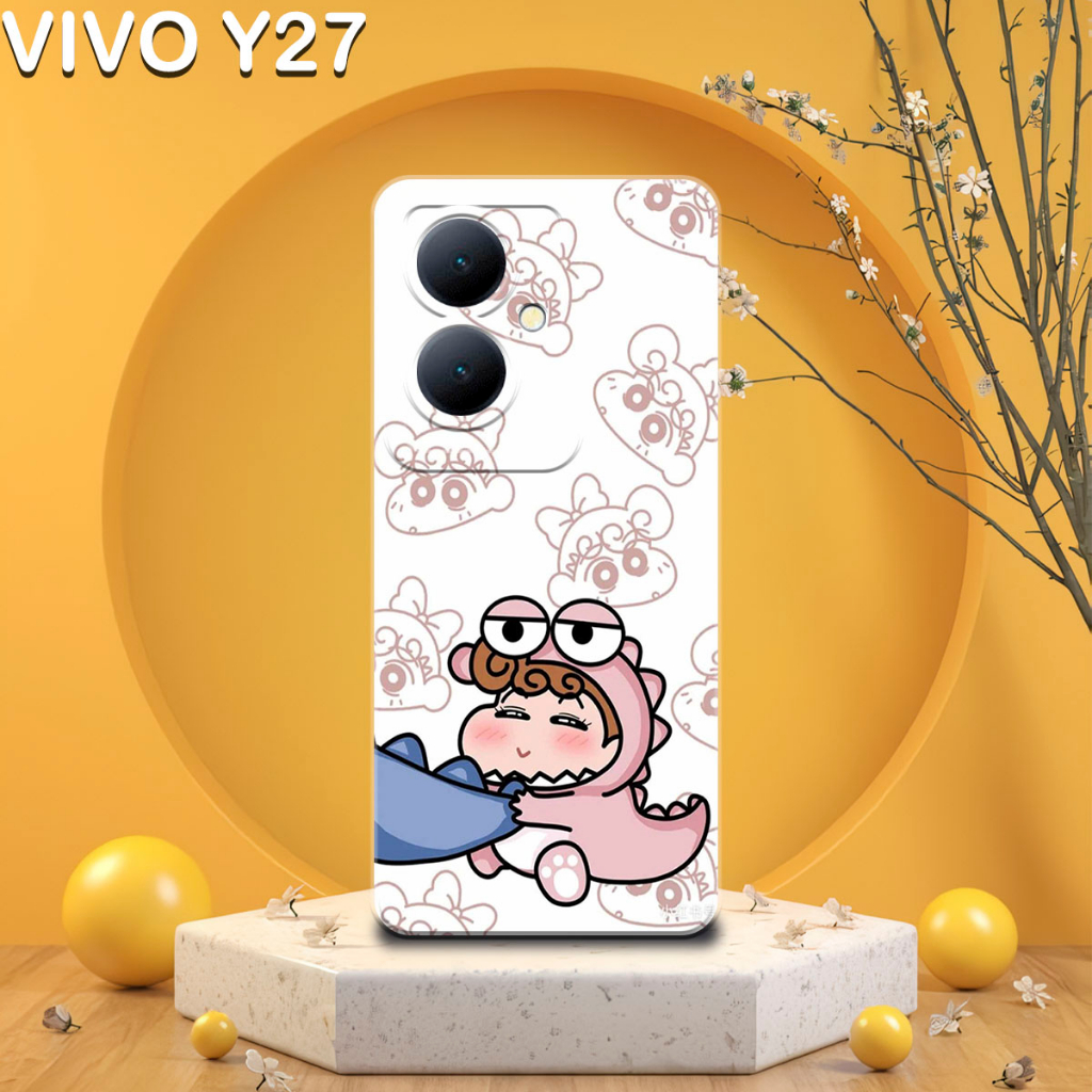 Casing Hp Vivo Y27  - Fashion Case Model Dino Couple - Case Hp Vivo Y27 - PICKS STORE - Softcase - K