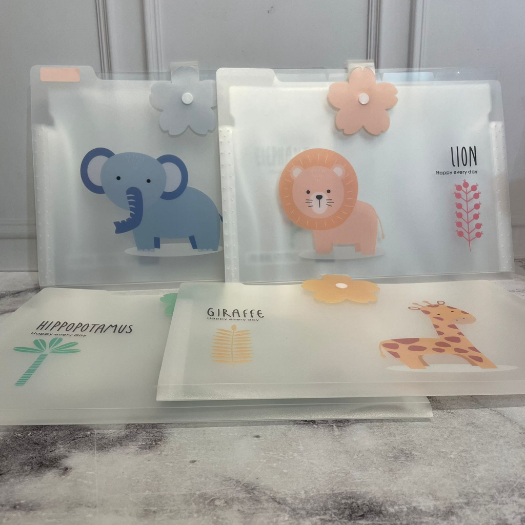 

Map Organizer Kertas Motif Animal 4 Sekat Ukuran A4 Lucu Unik TERMURAH / Map Kertas File Organizer Warna Transparan Model Hewan Imut Cute Best Quality bisa COD